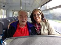 Uncle Tom and I sightseeing