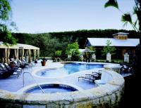 poolside in the Texas sunshine