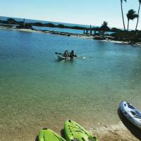 exploring the Cay for a few hours