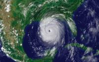 Hurricane Katrine reaching landfall (courtesy of britannia.com)