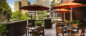 Citrus patio on the Riverwalk