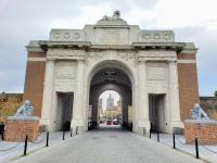 the Menin Gate, Ypres, Belgium