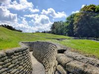 restored trenches at Vimy Ridge