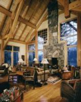 rustic feel of Cathedral Mountain Lodge (courtesy Cathedral Mountain Lodge)