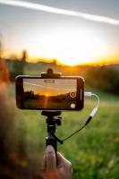 extend your arm with a selfie stick