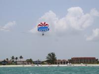 Englewood parasailing takes you hundreds of feet above the waves