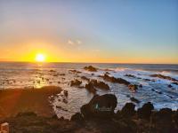 sunset from Mosteiros along the west coast of Sao Miguel