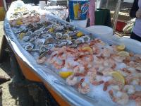 food sampling at the Wine Festival
